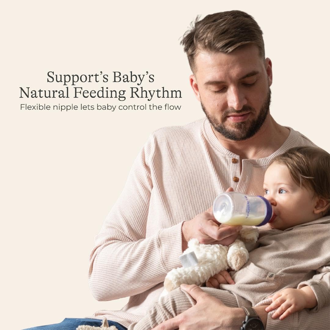 Lansinoh Anti-Colic Baby Bottles for Breastfeeding