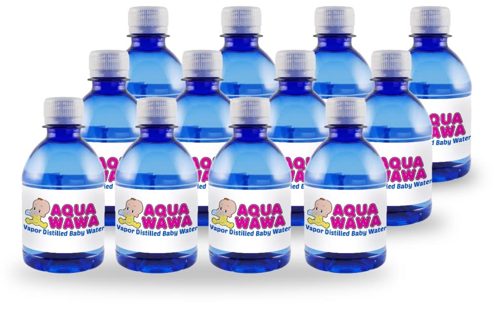 AQUAWAWA Nursery Water for Babies 12 Pack 8 oz